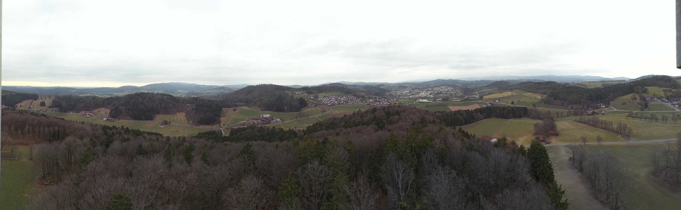 Archiv Foto Webcam Panoramablick über Grafenau im Bayerischen Wald