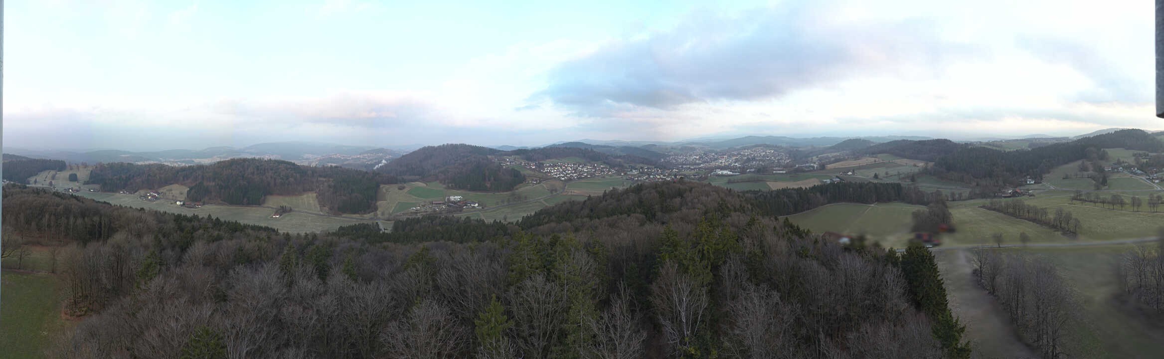 Archiv Foto Webcam Panoramablick über Grafenau im Bayerischen Wald