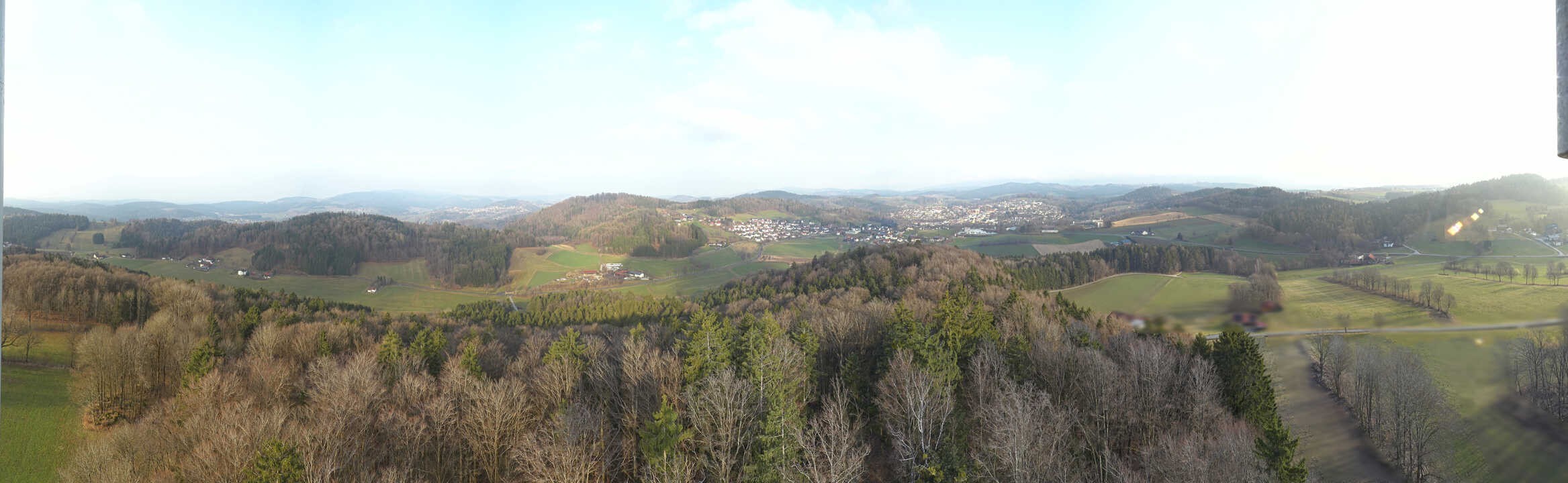 Archiv Foto Webcam Panoramablick über Grafenau im Bayerischen Wald