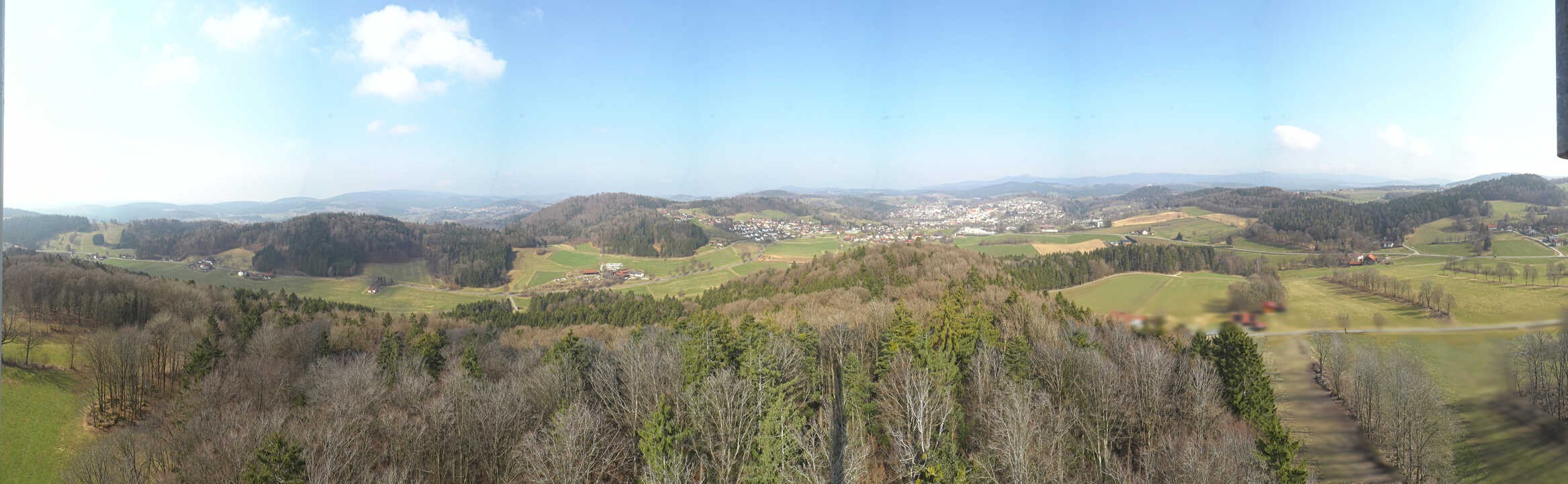 Archiv Foto Webcam Panoramablick über Grafenau im Bayerischen Wald