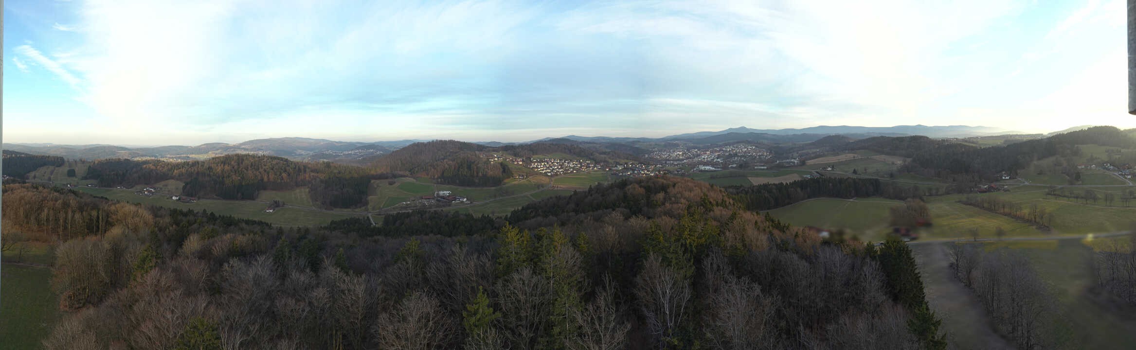 Archiv Foto Webcam Panoramablick über Grafenau im Bayerischen Wald
