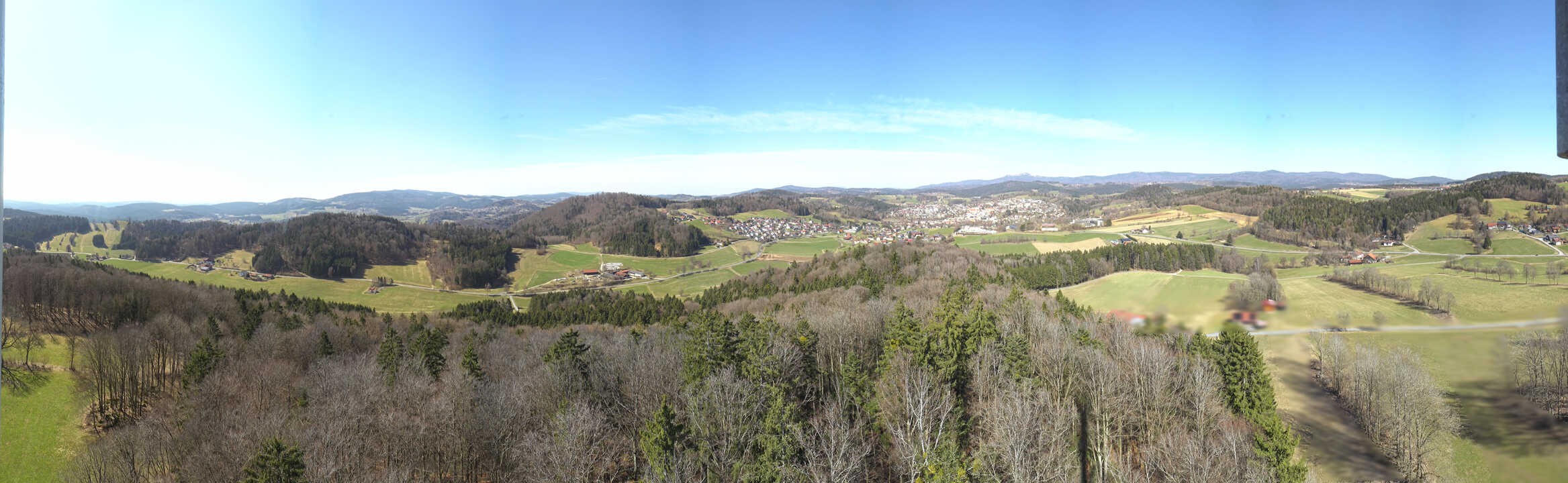 Archiv Foto Webcam Panoramablick über Grafenau im Bayerischen Wald
