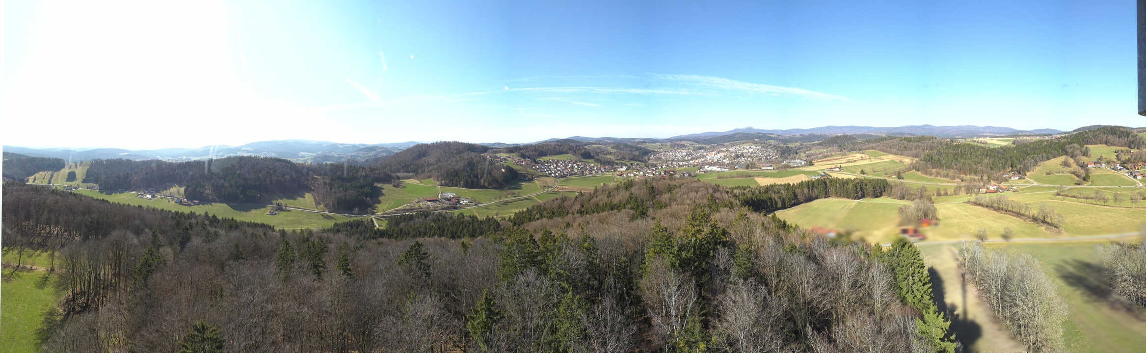Archiv Foto Webcam Panoramablick über Grafenau im Bayerischen Wald