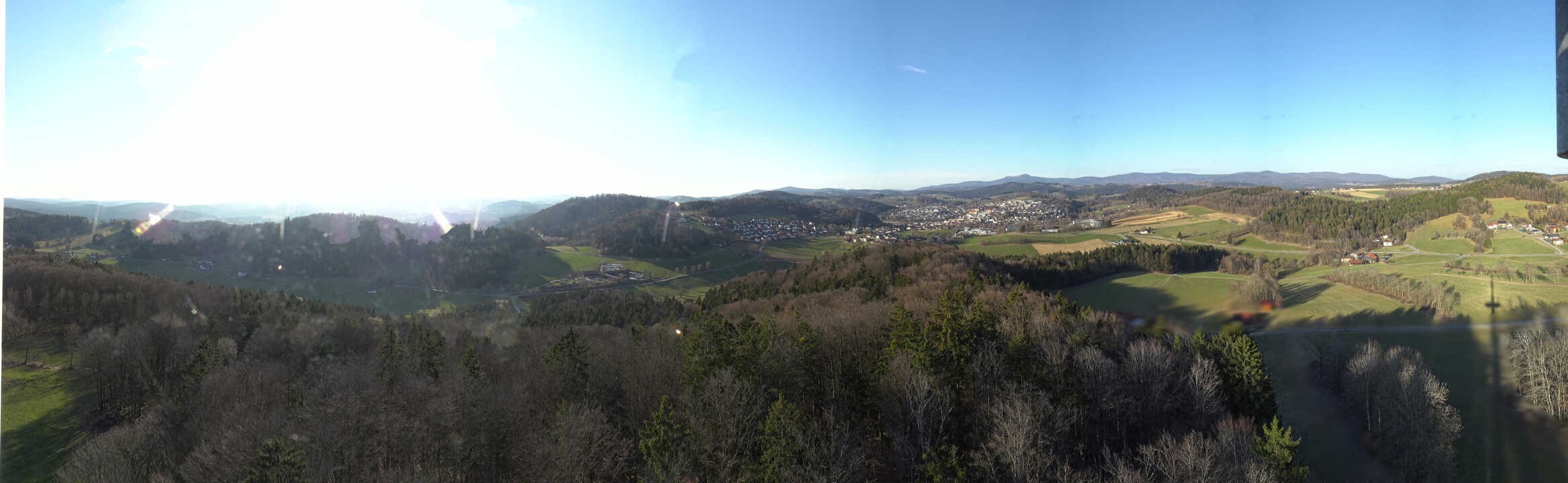 Archiv Foto Webcam Panoramablick über Grafenau im Bayerischen Wald