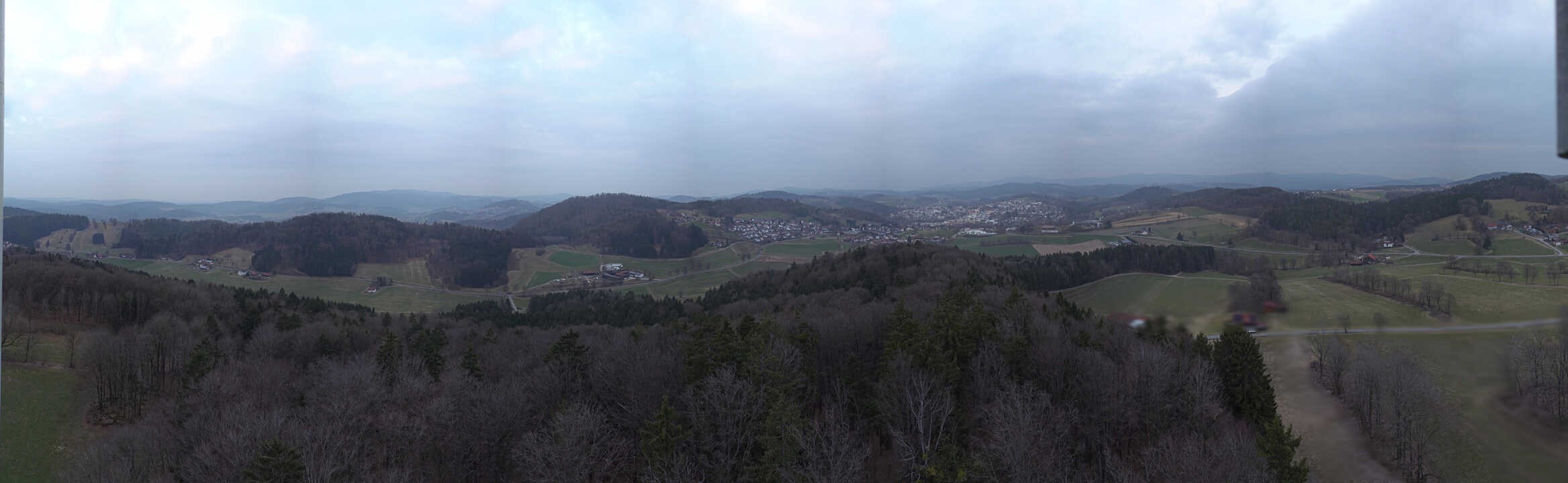 Archiv Foto Webcam Panoramablick über Grafenau im Bayerischen Wald