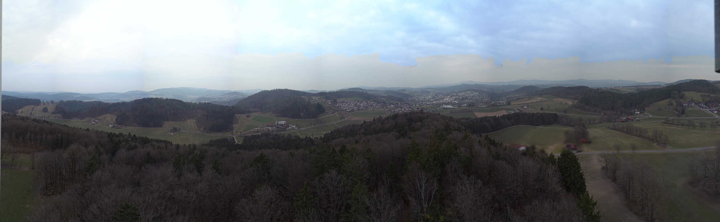 Archiv Foto Webcam Panoramablick über Grafenau im Bayerischen Wald