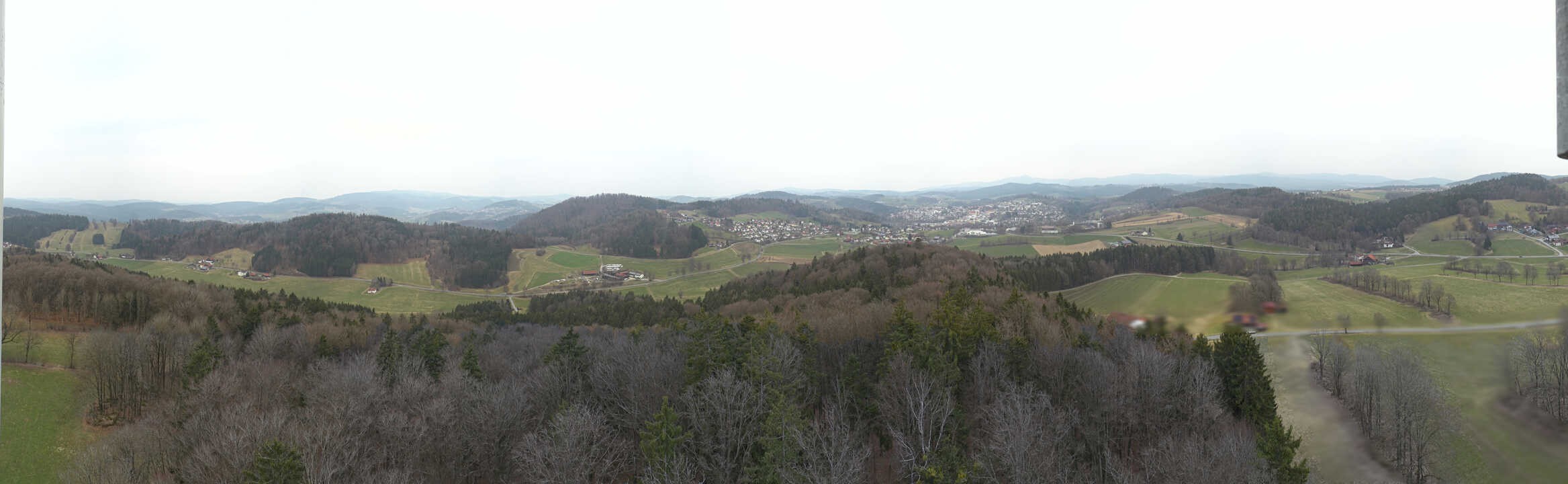 Archiv Foto Webcam Panoramablick über Grafenau im Bayerischen Wald
