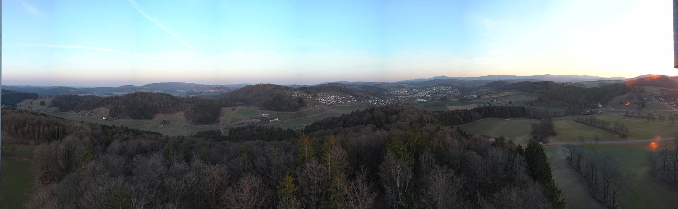 Archiv Foto Webcam Panoramablick über Grafenau im Bayerischen Wald