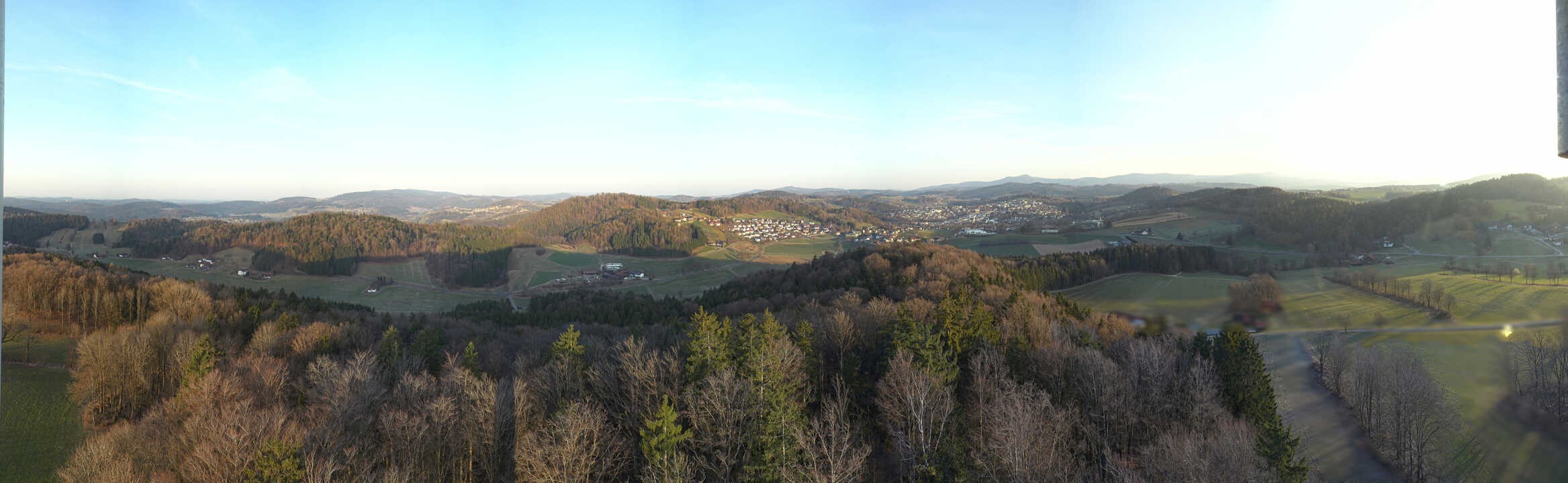 Archiv Foto Webcam Panoramablick über Grafenau im Bayerischen Wald