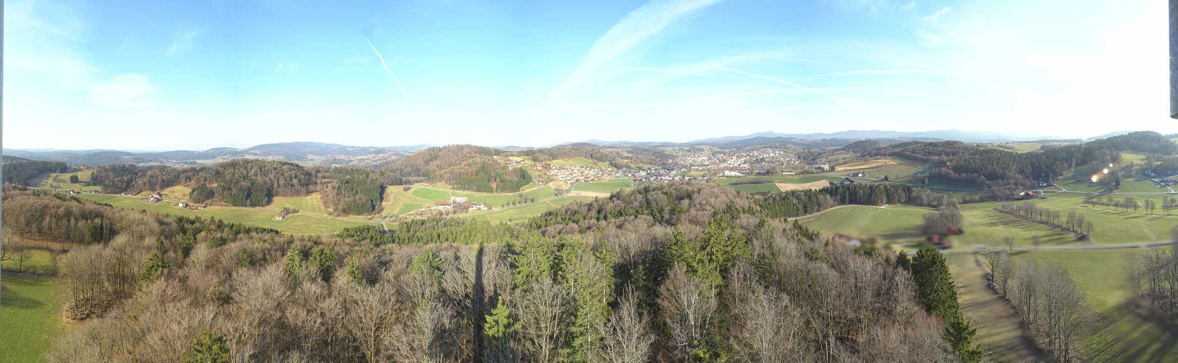 Archiv Foto Webcam Panoramablick über Grafenau im Bayerischen Wald