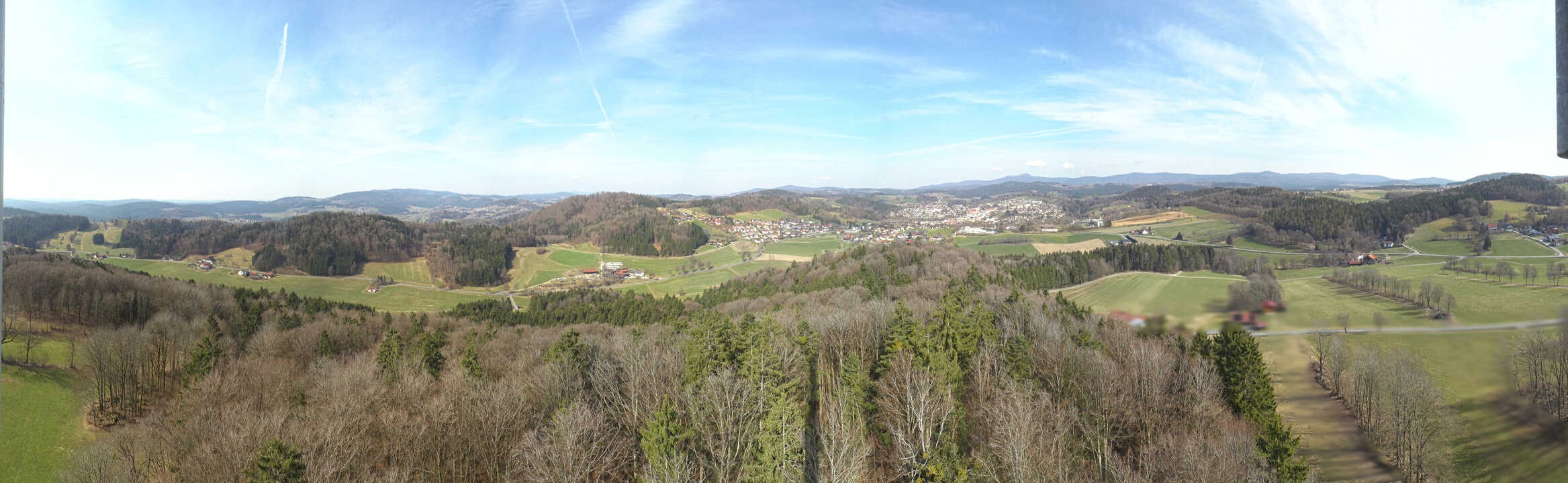 Archiv Foto Webcam Panoramablick über Grafenau im Bayerischen Wald