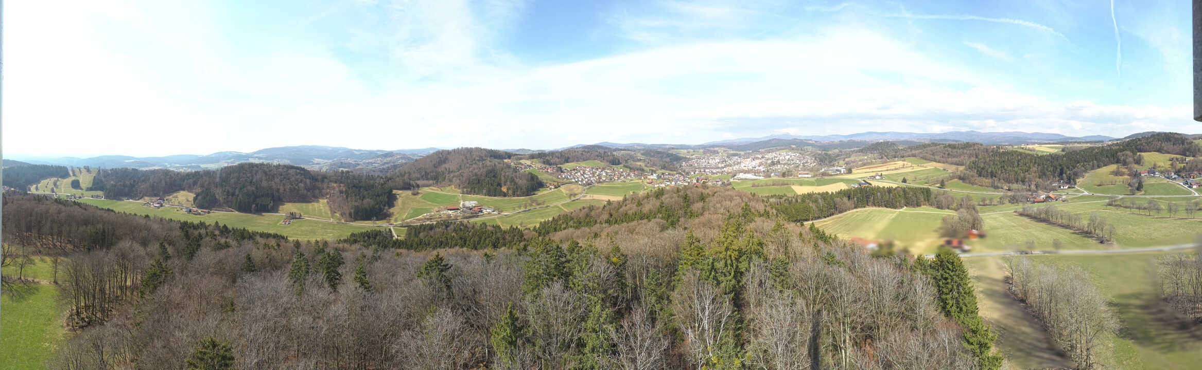 Archiv Foto Webcam Panoramablick über Grafenau im Bayerischen Wald