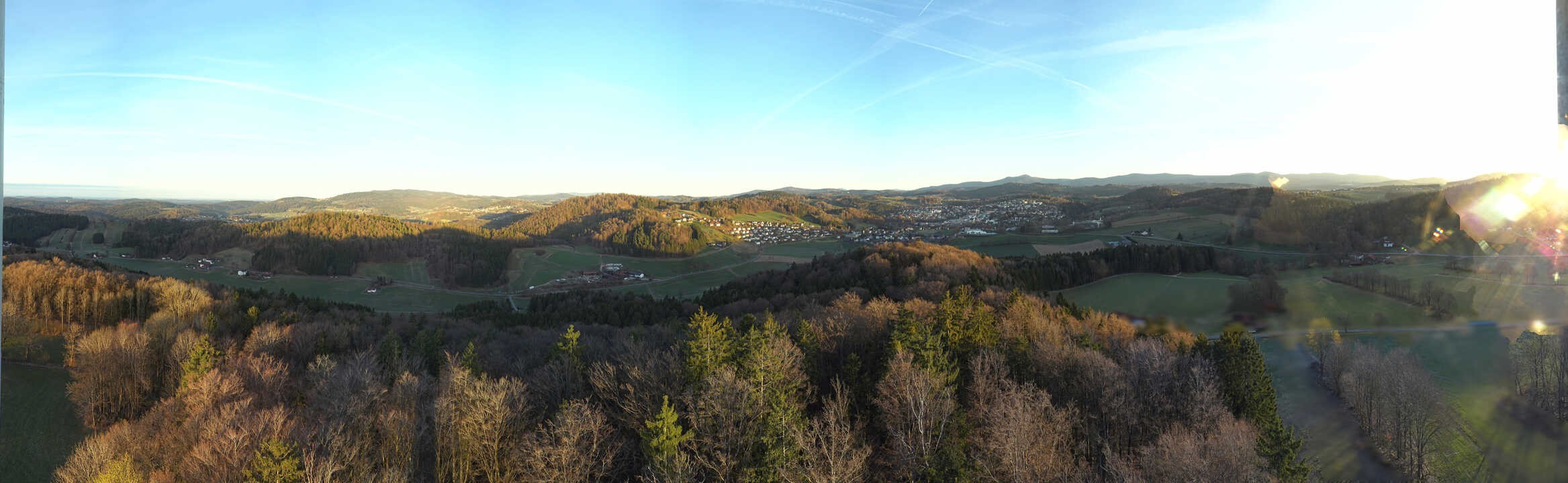 Archiv Foto Webcam Panoramablick über Grafenau im Bayerischen Wald