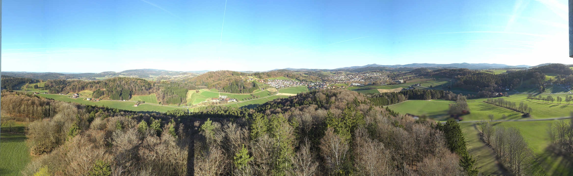 Archiv Foto Webcam Panoramablick über Grafenau im Bayerischen Wald