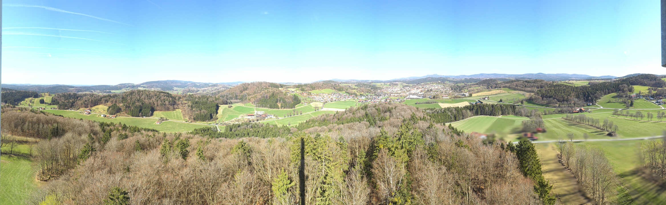 Archiv Foto Webcam Panoramablick über Grafenau im Bayerischen Wald