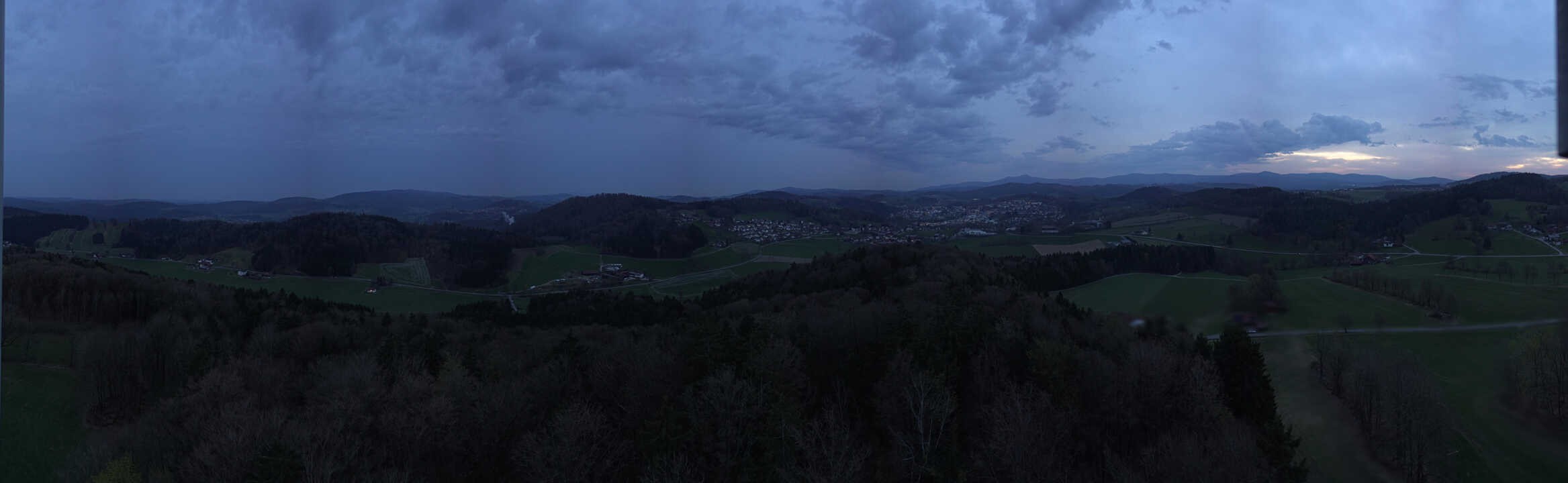 Archiv Foto Webcam Panoramablick über Grafenau im Bayerischen Wald