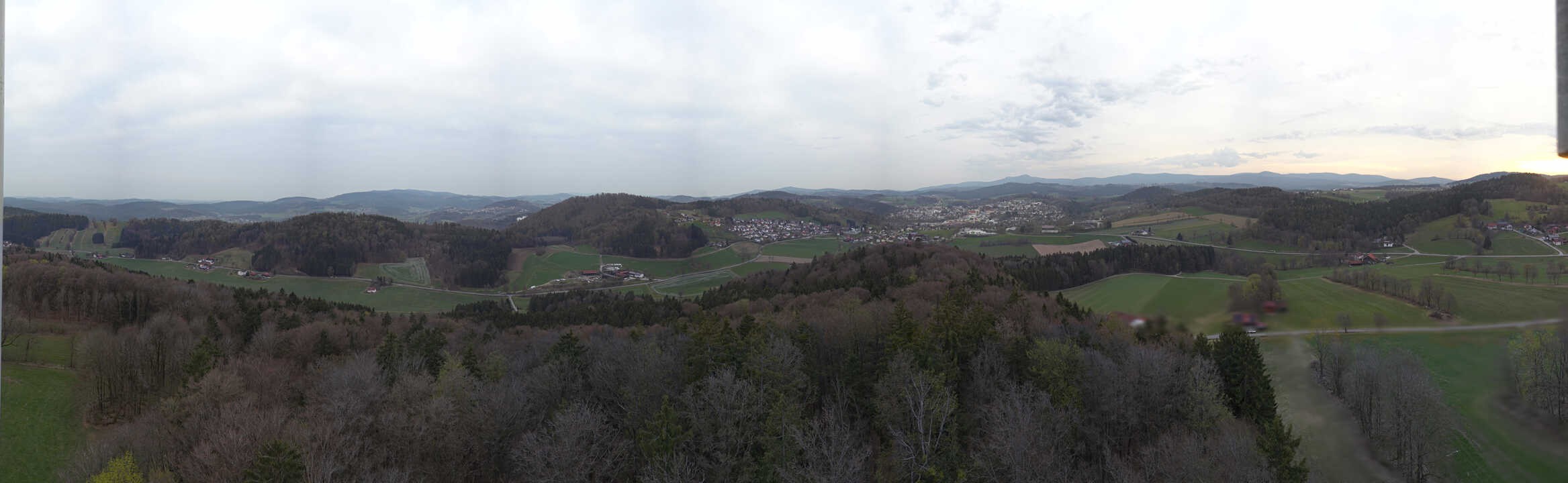 Archiv Foto Webcam Panoramablick über Grafenau im Bayerischen Wald
