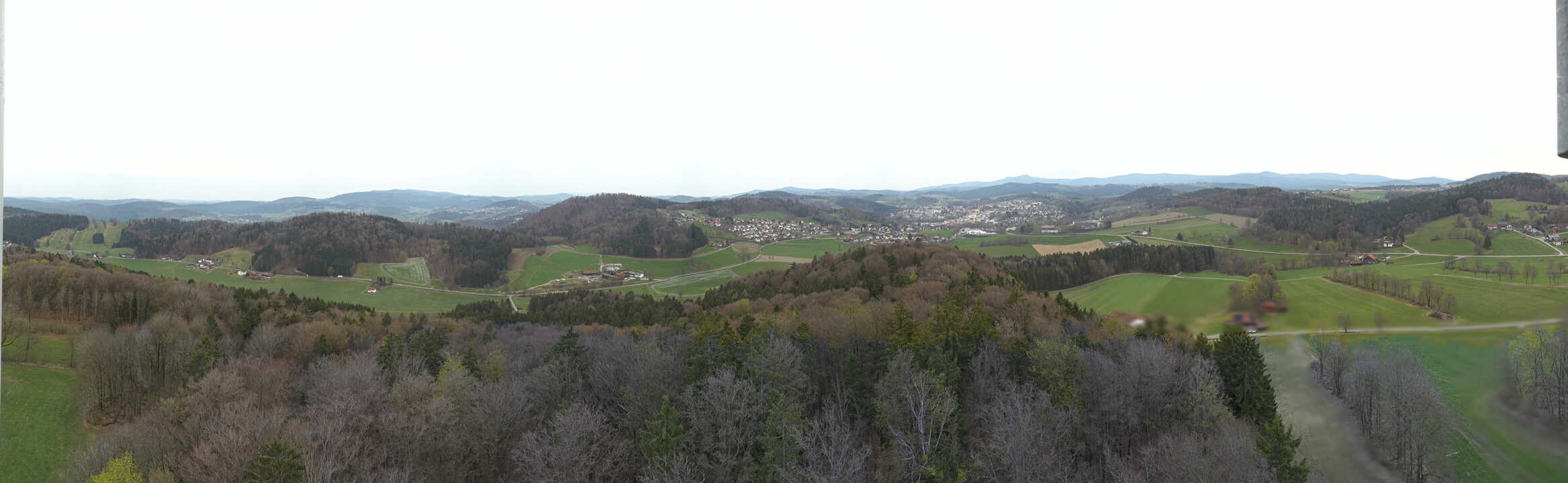 Archiv Foto Webcam Panoramablick über Grafenau im Bayerischen Wald