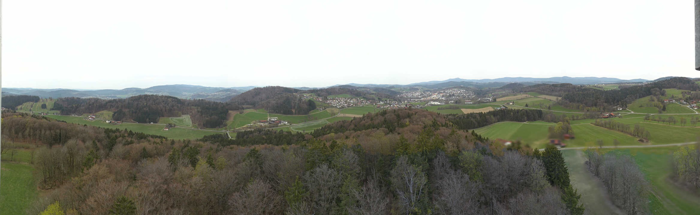 Archiv Foto Webcam Panoramablick über Grafenau im Bayerischen Wald