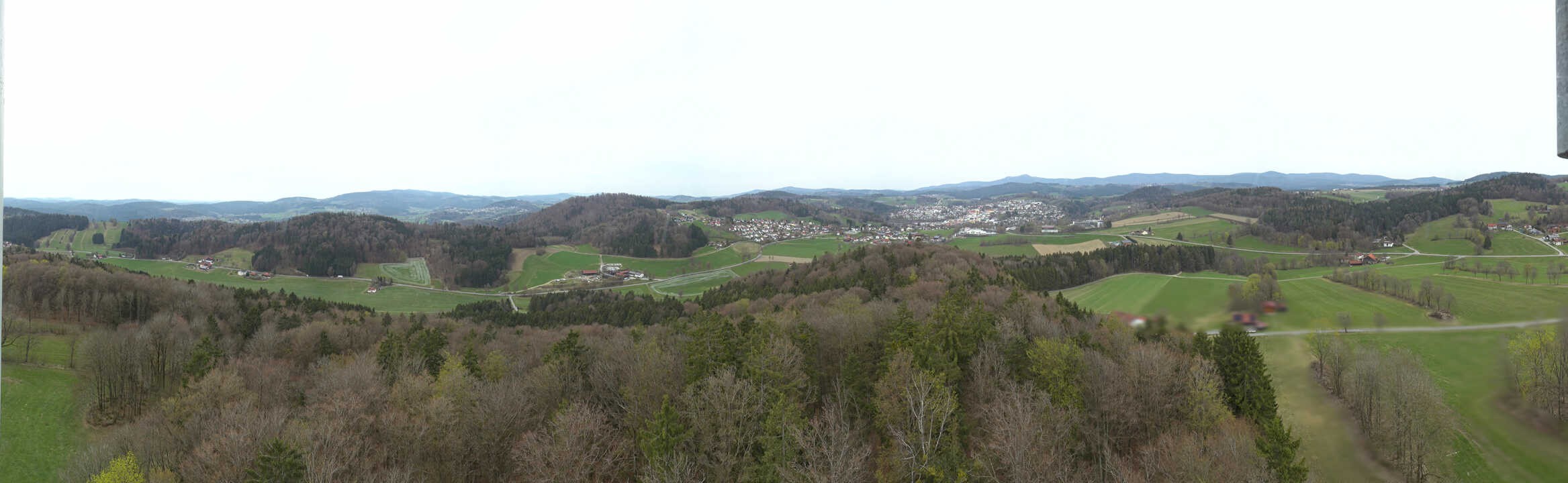 Archiv Foto Webcam Panoramablick über Grafenau im Bayerischen Wald