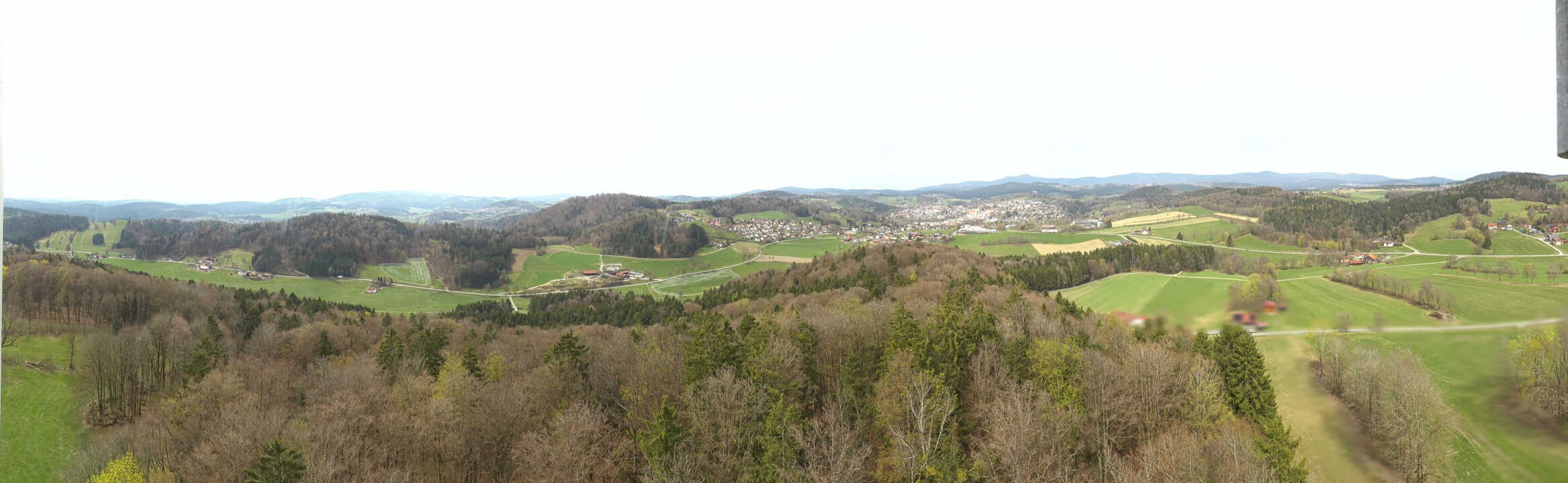 Archiv Foto Webcam Panoramablick über Grafenau im Bayerischen Wald