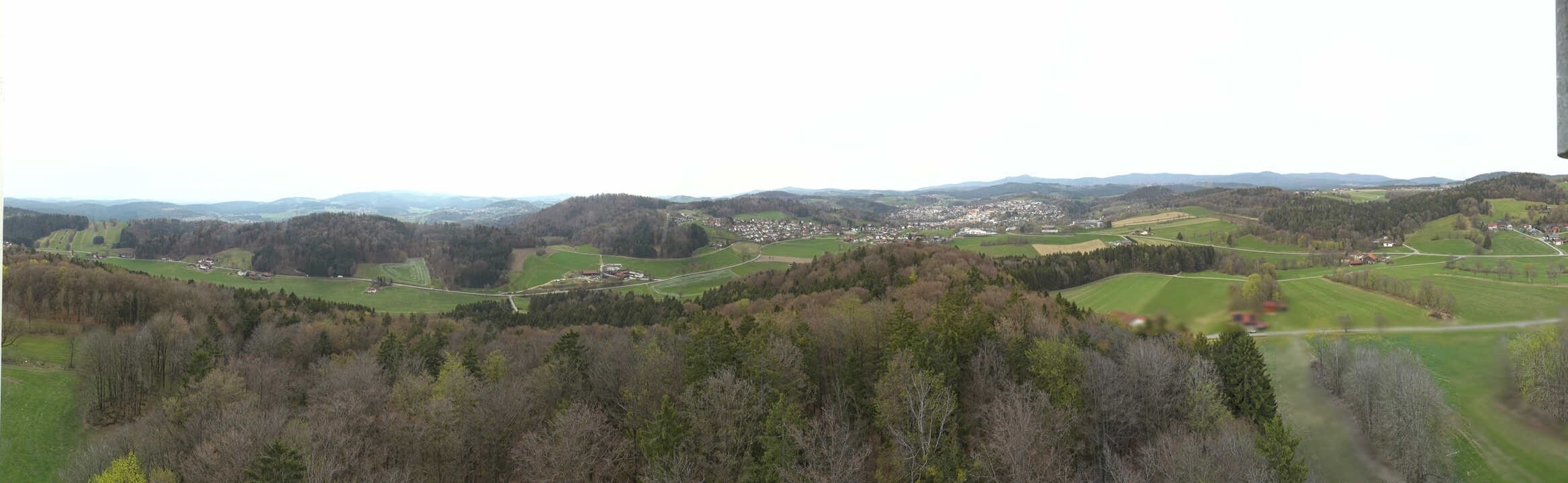 Archiv Foto Webcam Panoramablick über Grafenau im Bayerischen Wald