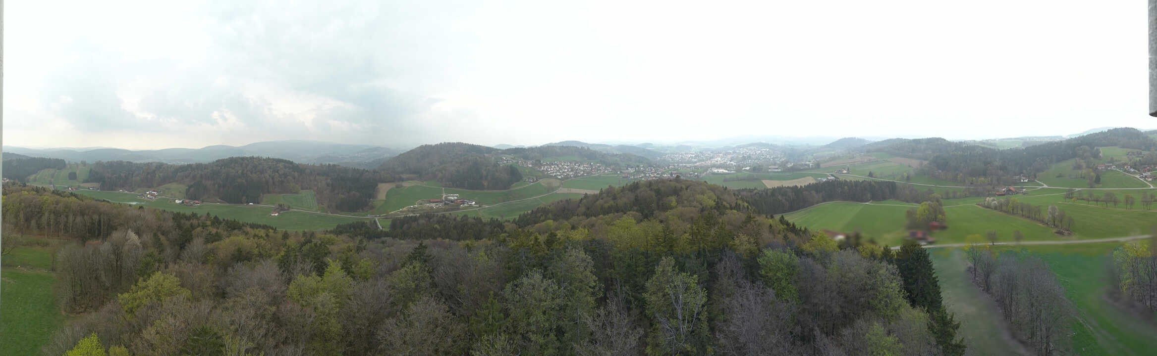 Archiv Foto Webcam Panoramablick über Grafenau im Bayerischen Wald