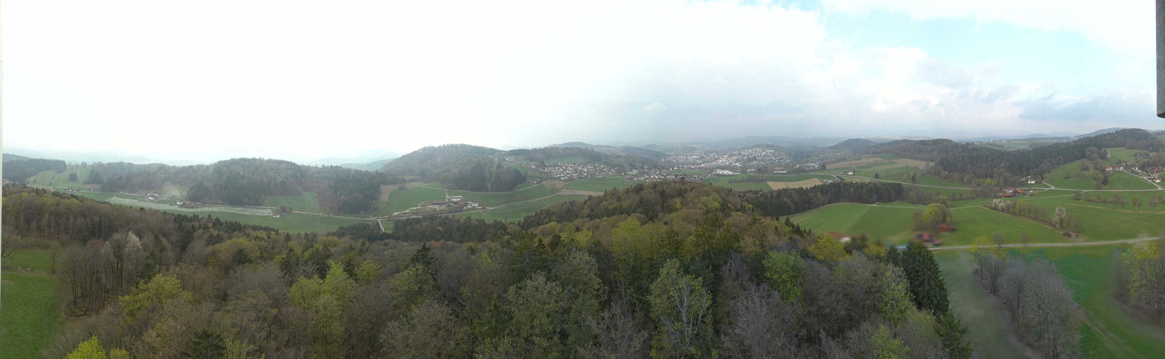 Archiv Foto Webcam Panoramablick über Grafenau im Bayerischen Wald