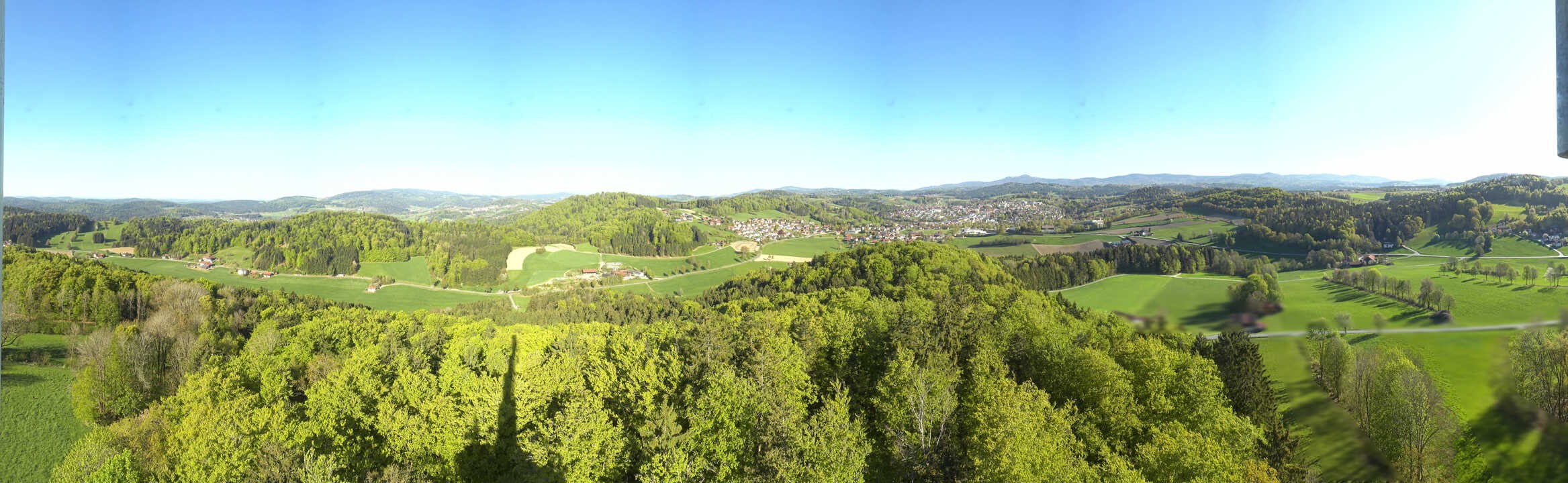 Archiv Foto Webcam Panoramablick über Grafenau im Bayerischen Wald