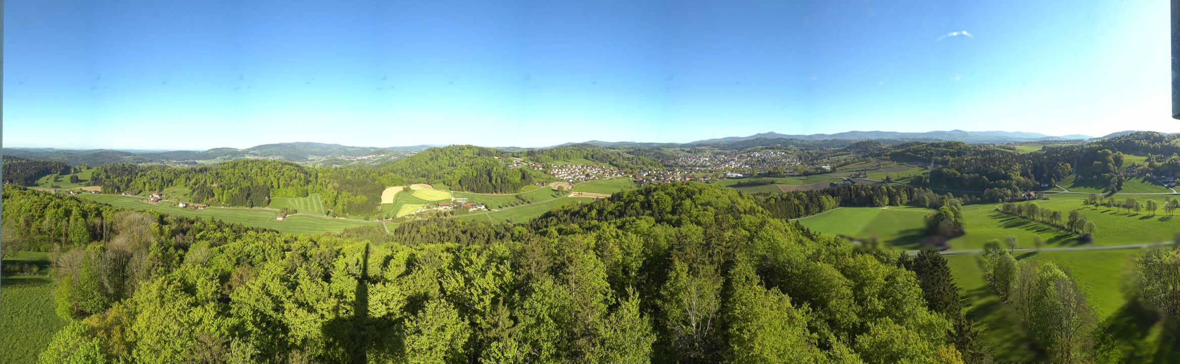Archiv Foto Webcam Panoramablick über Grafenau im Bayerischen Wald