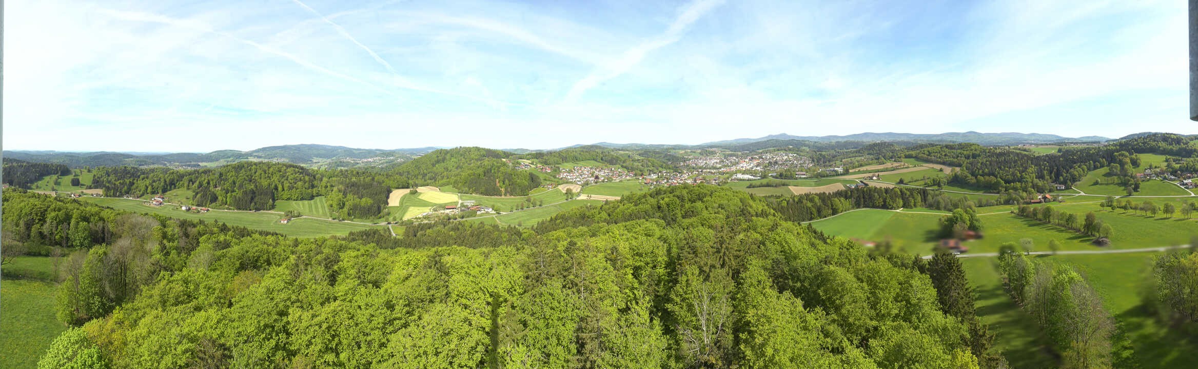 Archiv Foto Webcam Panoramablick über Grafenau im Bayerischen Wald