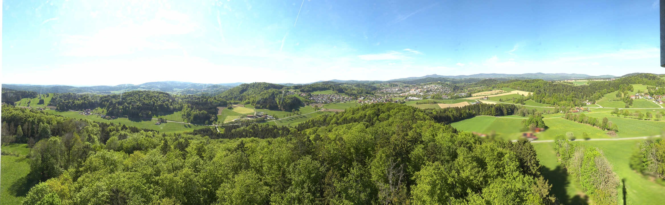 Archiv Foto Webcam Panoramablick über Grafenau im Bayerischen Wald