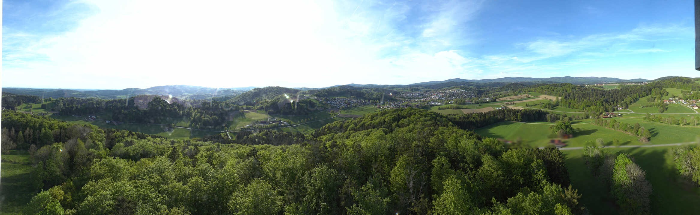 Archiv Foto Webcam Panoramablick über Grafenau im Bayerischen Wald