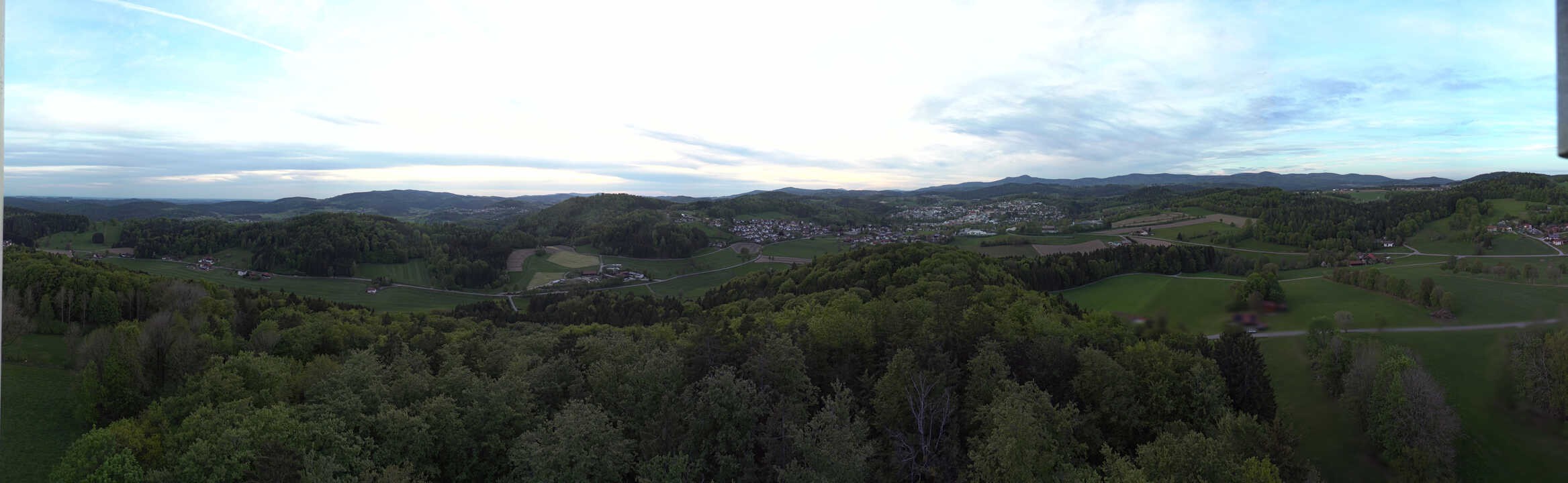 Archiv Foto Webcam Panoramablick über Grafenau im Bayerischen Wald