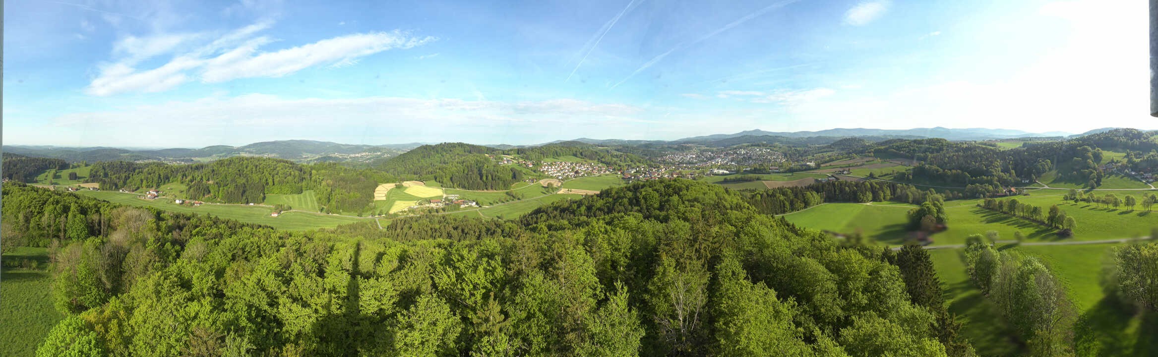 Archiv Foto Webcam Panoramablick über Grafenau im Bayerischen Wald