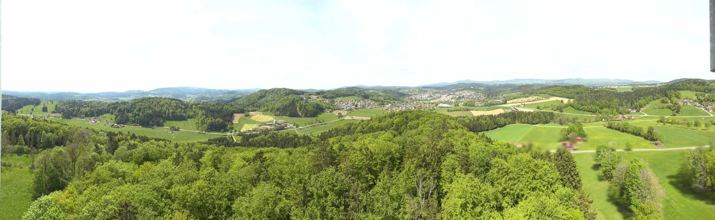 Archiv Foto Webcam Panoramablick über Grafenau im Bayerischen Wald