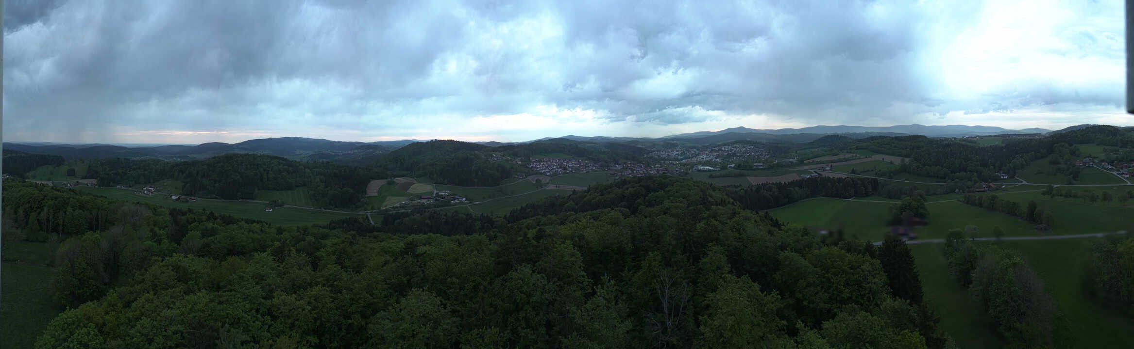 Archiv Foto Webcam Panoramablick über Grafenau im Bayerischen Wald