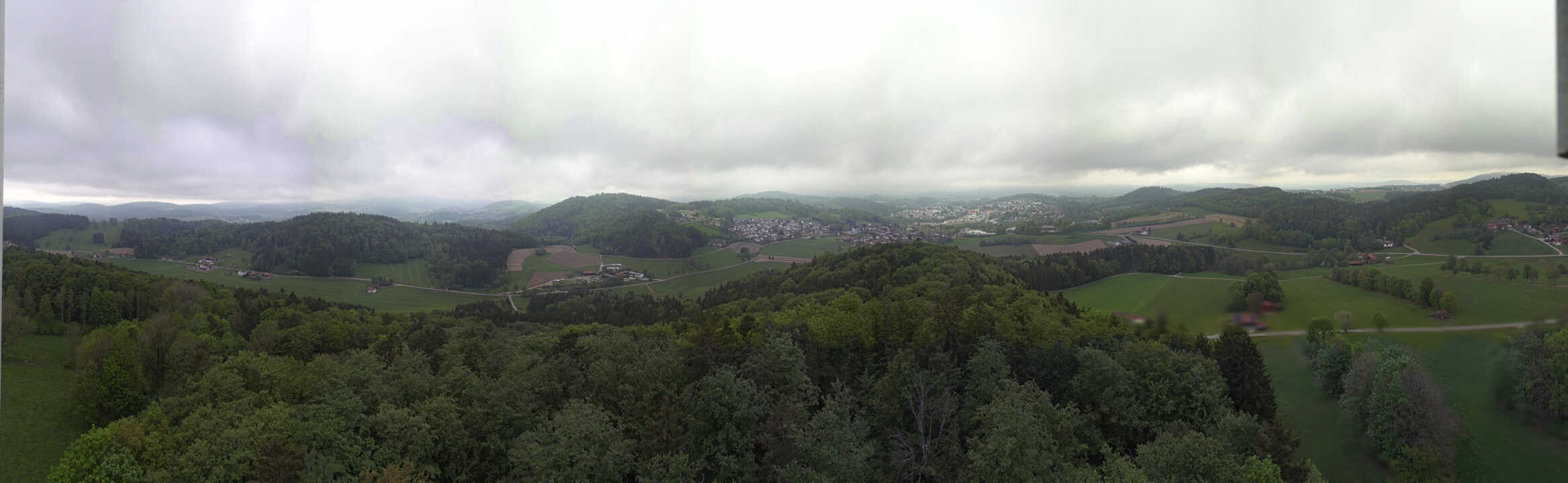 Archiv Foto Webcam Panoramablick über Grafenau im Bayerischen Wald