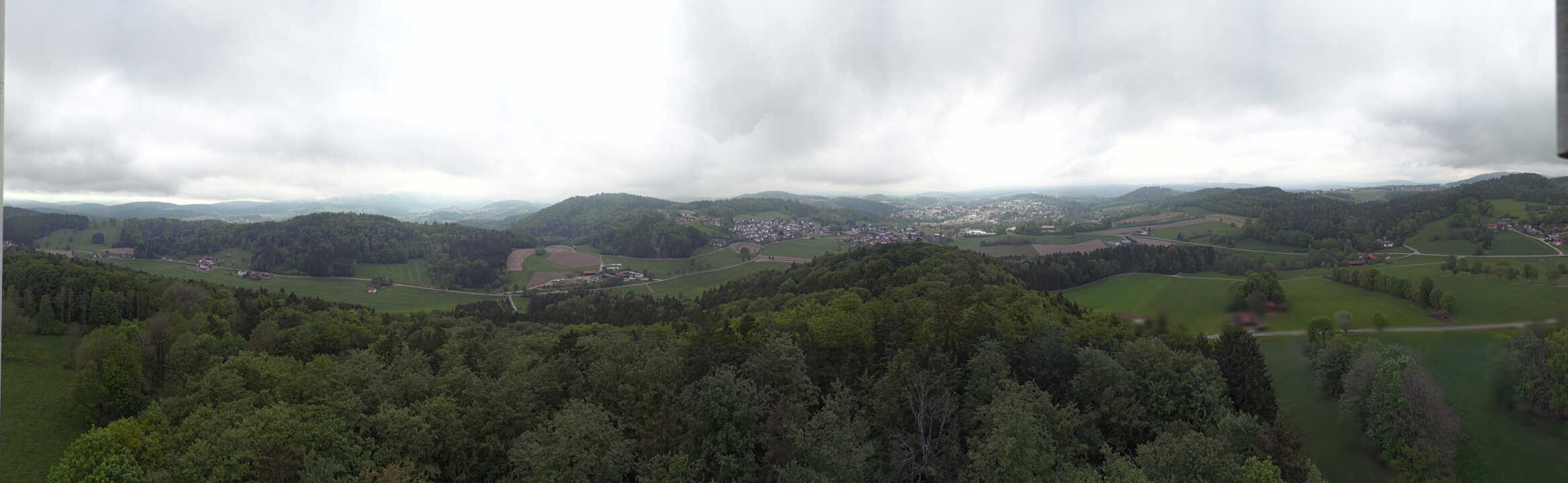 Archiv Foto Webcam Panoramablick über Grafenau im Bayerischen Wald