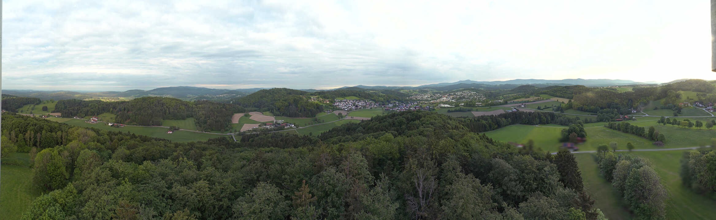 Archiv Foto Webcam Panoramablick über Grafenau im Bayerischen Wald