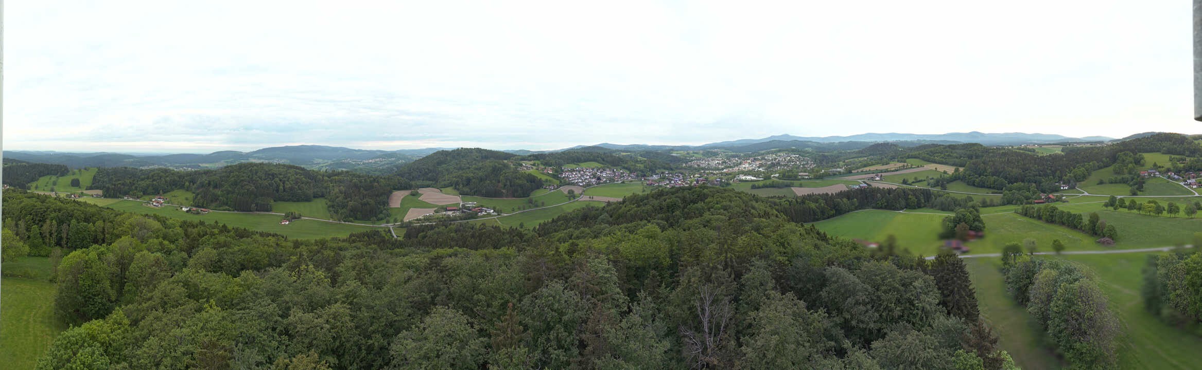 Archiv Foto Webcam Panoramablick über Grafenau im Bayerischen Wald