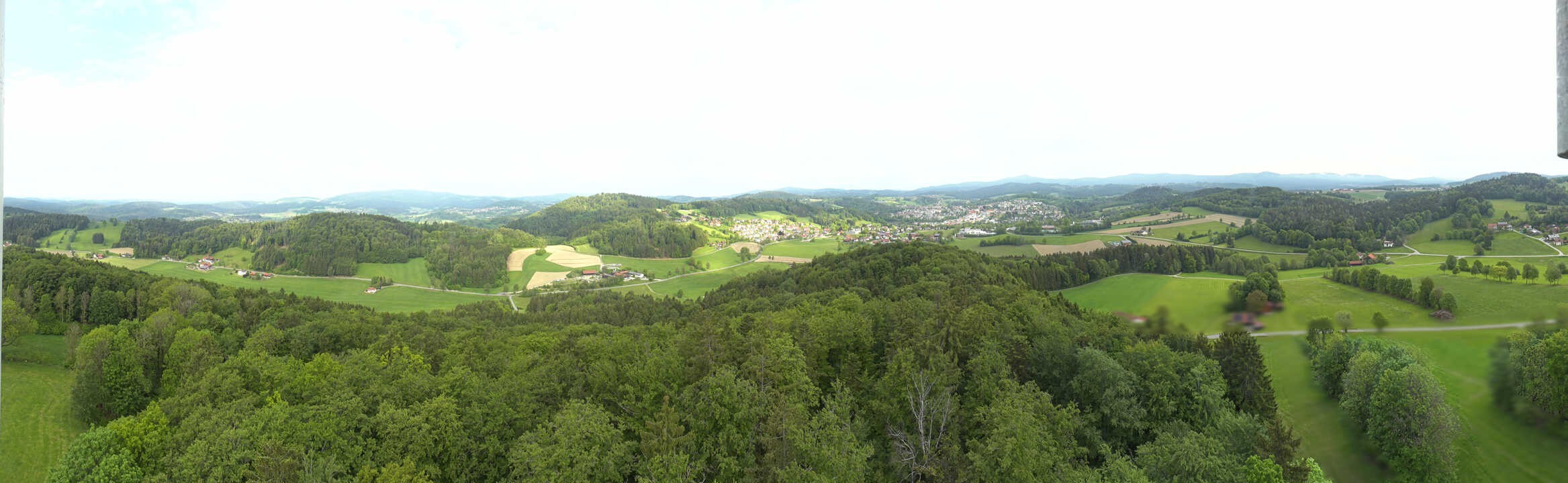 Archiv Foto Webcam Panoramablick über Grafenau im Bayerischen Wald