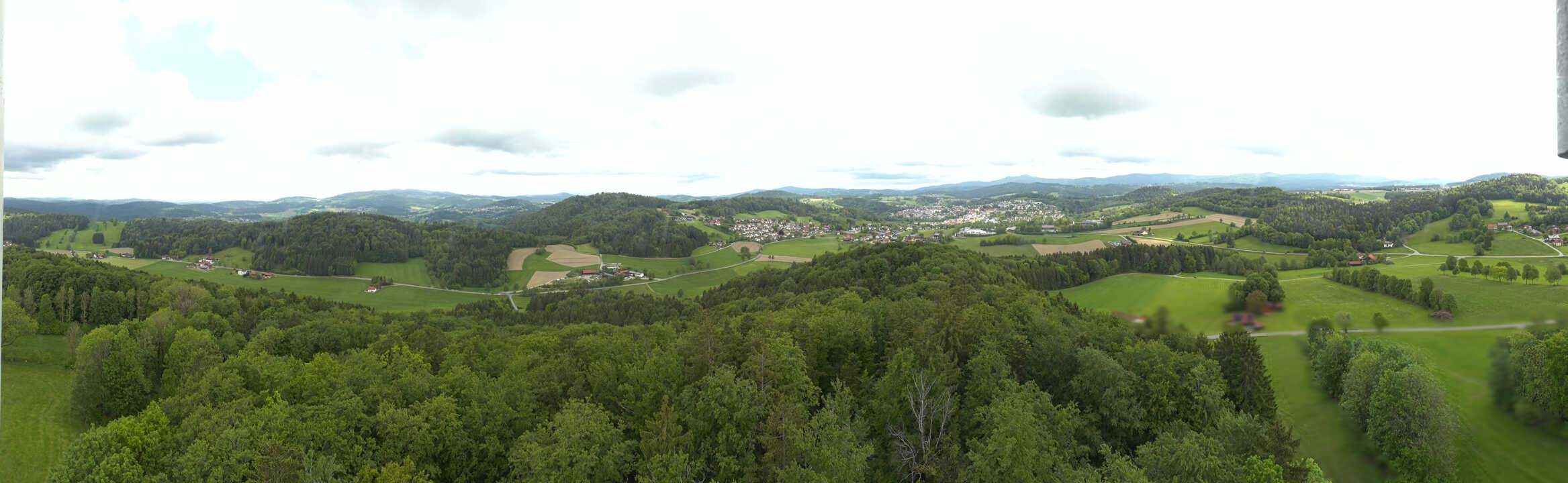 Archiv Foto Webcam Panoramablick über Grafenau im Bayerischen Wald
