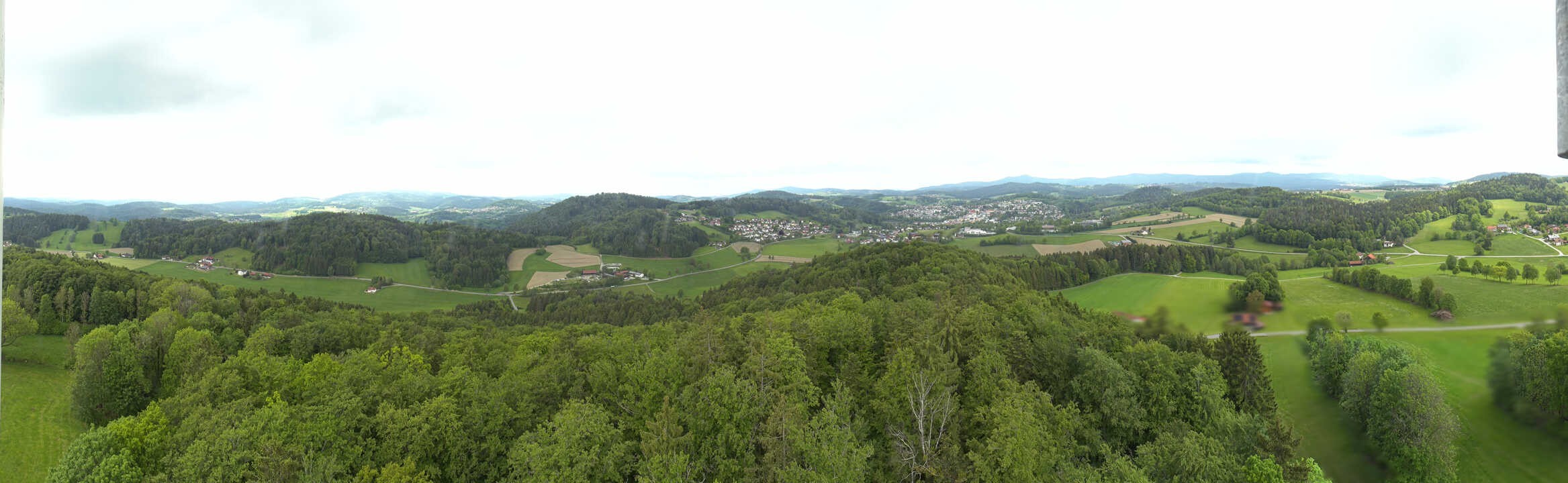 Archiv Foto Webcam Panoramablick über Grafenau im Bayerischen Wald