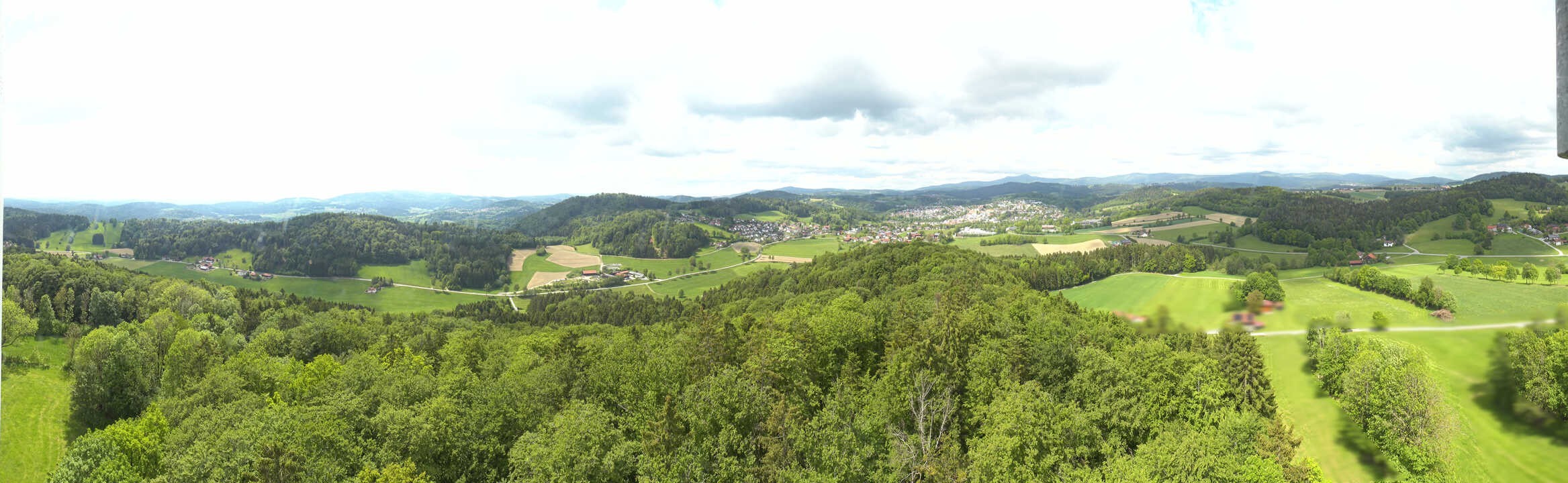 Archiv Foto Webcam Panoramablick über Grafenau im Bayerischen Wald