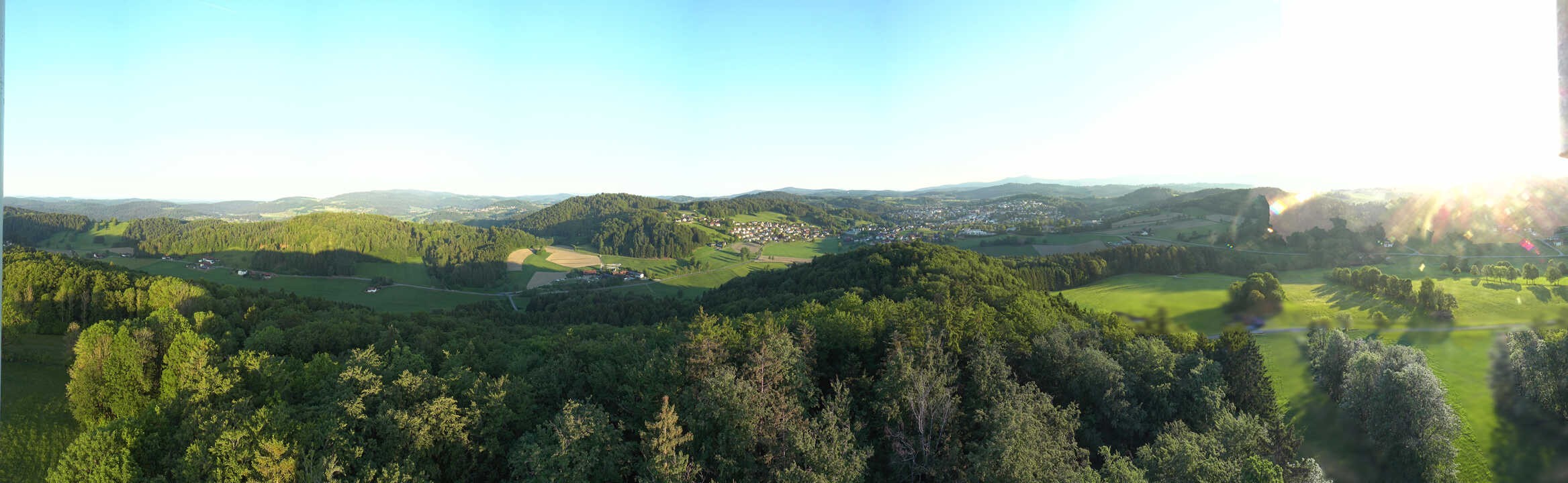 Archiv Foto Webcam Panoramablick über Grafenau im Bayerischen Wald