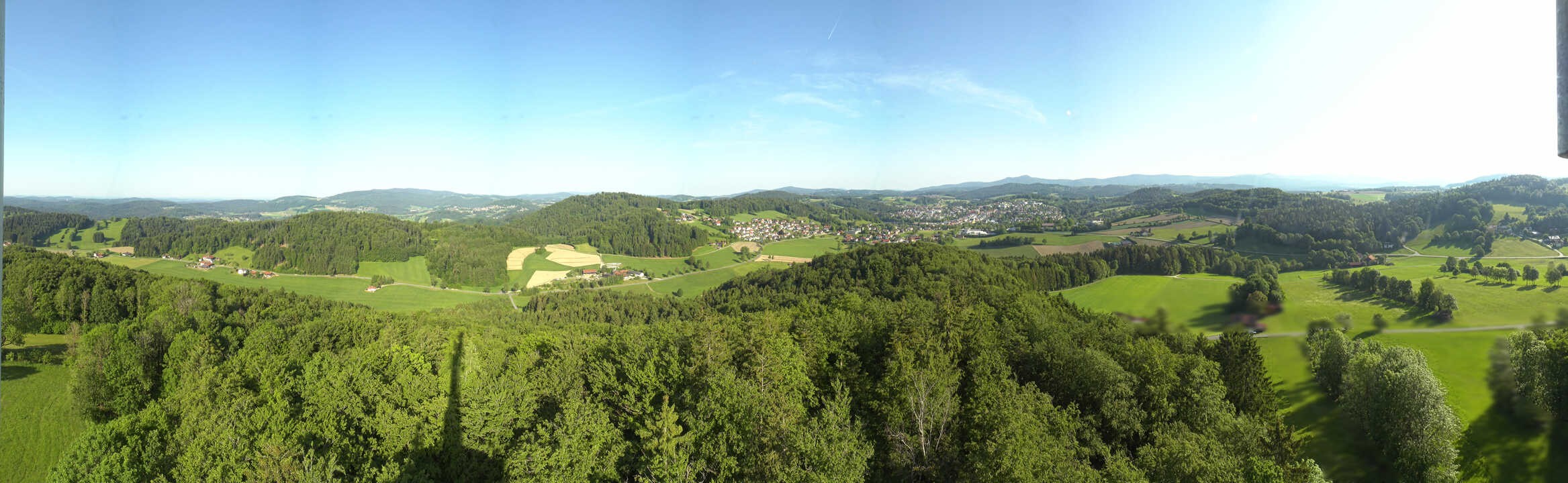 Archiv Foto Webcam Panoramablick über Grafenau im Bayerischen Wald