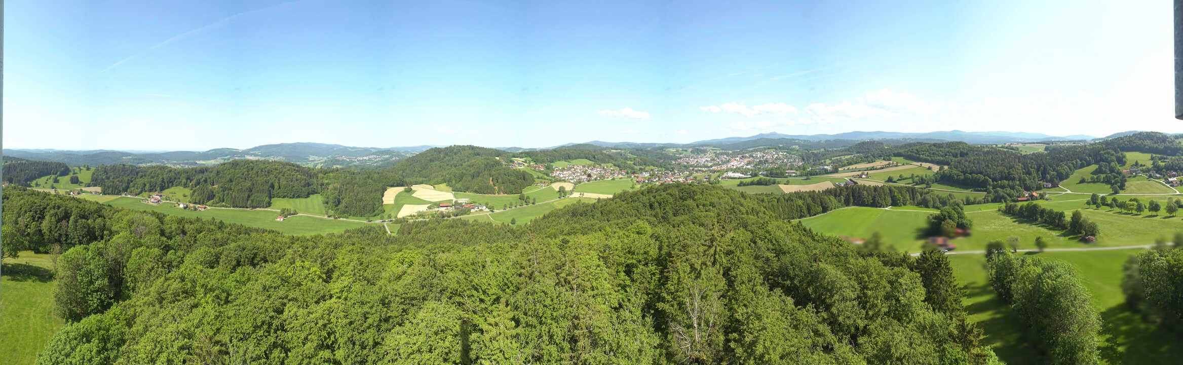 Archiv Foto Webcam Panoramablick über Grafenau im Bayerischen Wald