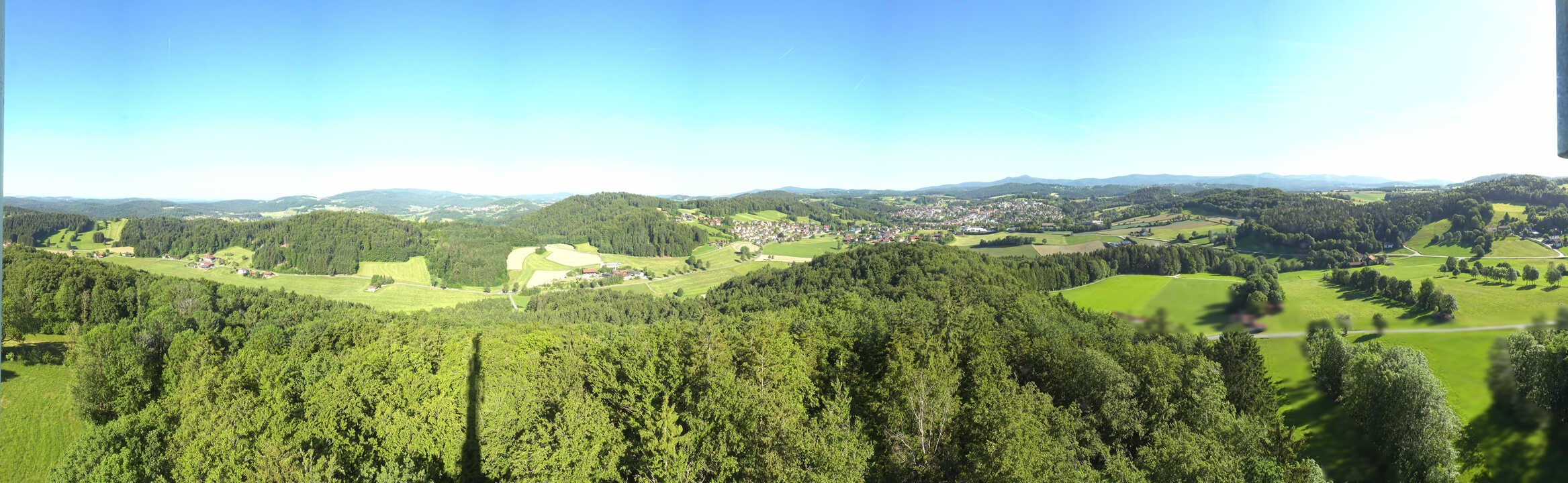 Archiv Foto Webcam Panoramablick über Grafenau im Bayerischen Wald