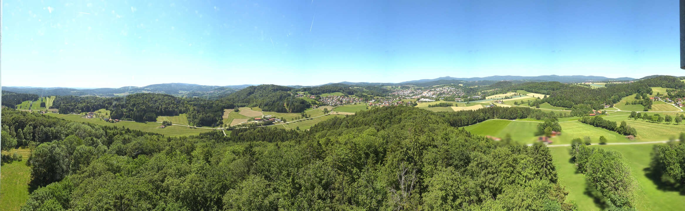 Archiv Foto Webcam Panoramablick über Grafenau im Bayerischen Wald